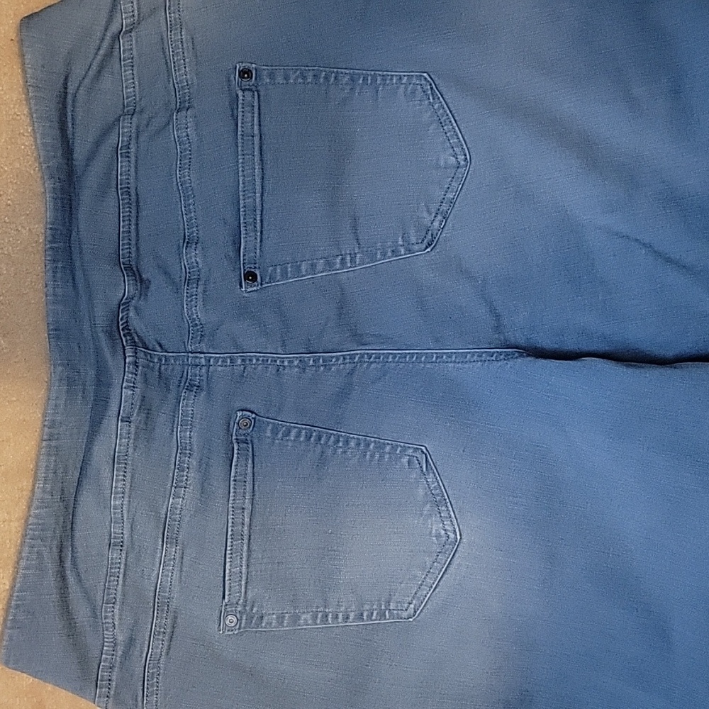 Belle by Kim Gravel Light Blue Denim Skinny Jeans - Picture 6 of 7